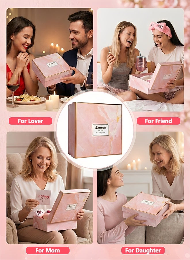 BASILKIT Birthday & Holiday Gifts for Women, 13-in-1 Relaxing Spa Gift Basket Set, Unique Gift Ideas for Christmas, Mother’s Day, Thanksgiving & Anniversary, Gifts for Mom, Sister, Best Friend, Wife, Coworker, Teacher, Nurse - Image 2